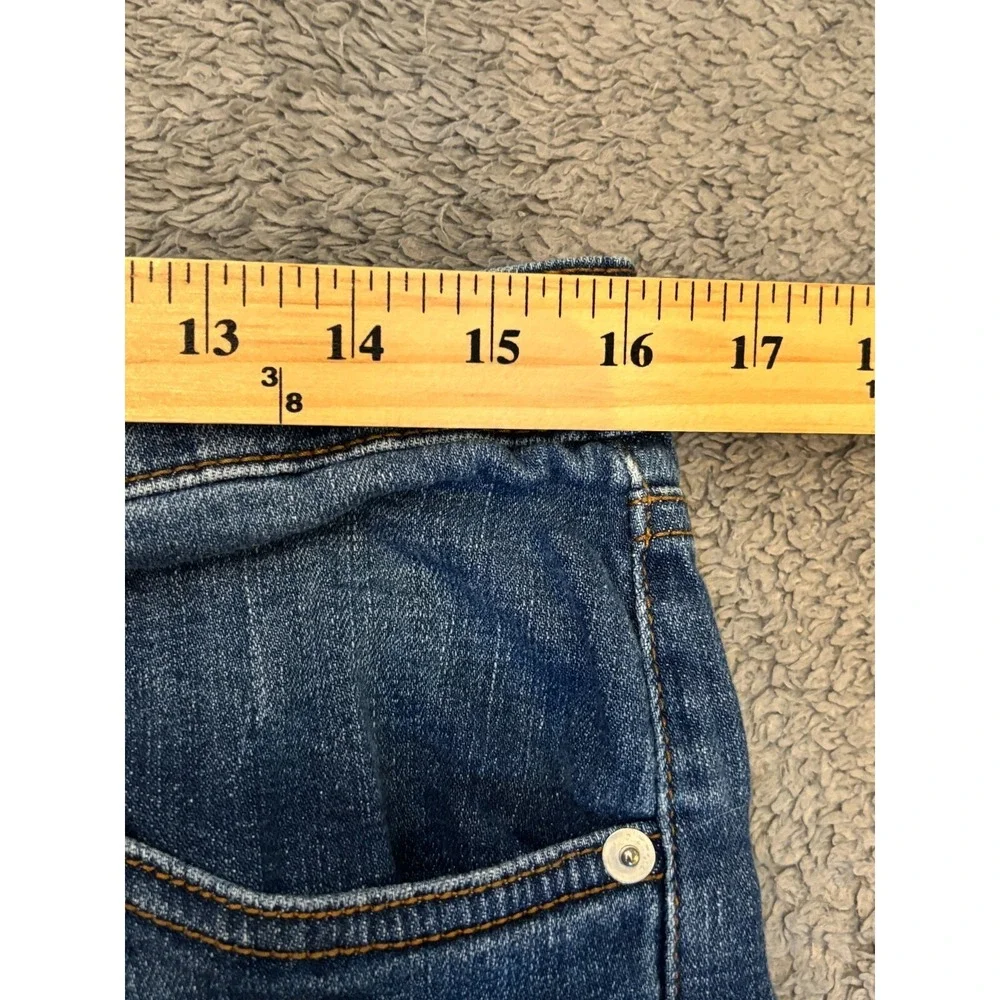 Ella Moss Jeans Womens 12/31 High Waist Straight Medium Wash Blue Stretch Denim