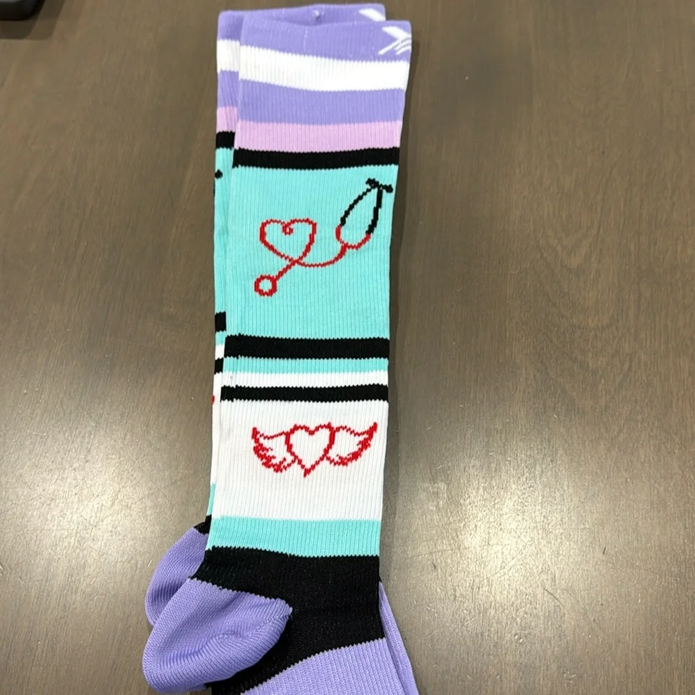 Nurse Mates Wide Calf Socks | 12-14 mmHg Compression | Up to 22