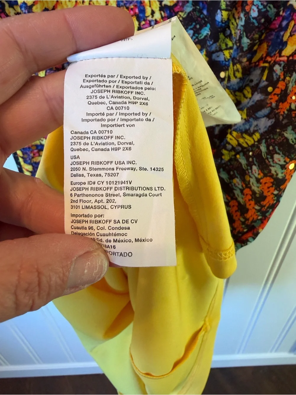 Joseph Ribkoff bright multi