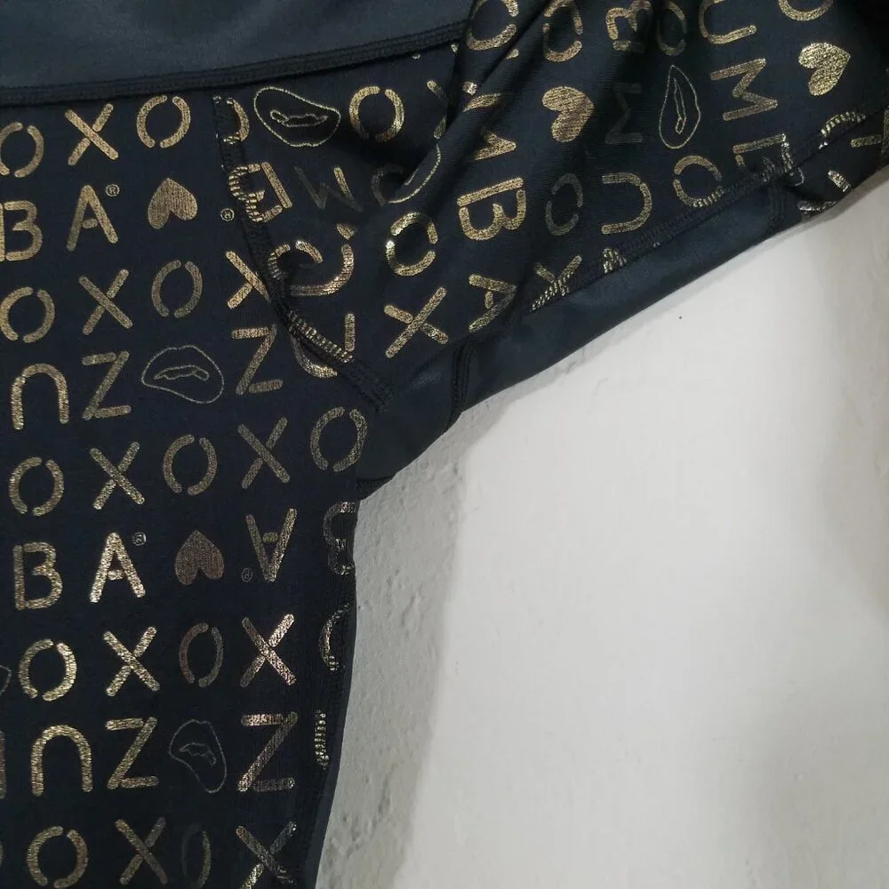 Zumba Fitness gold inseam legging