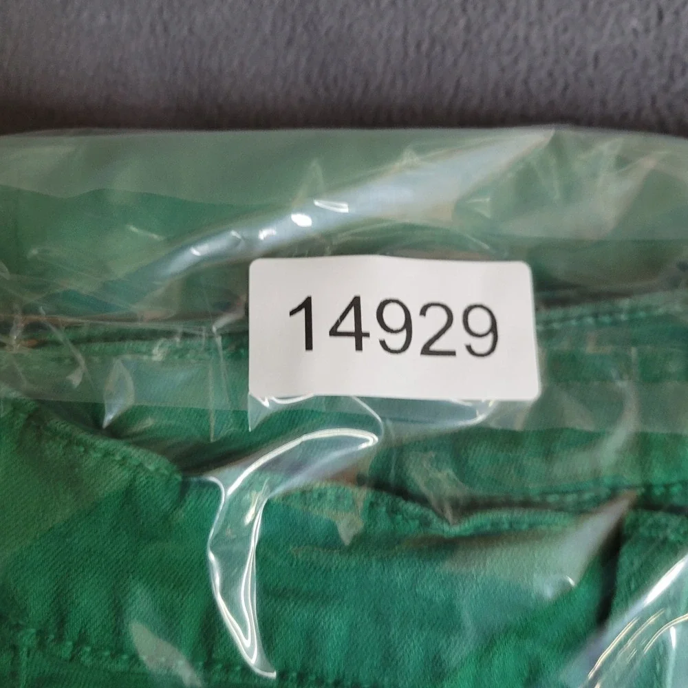Hudson Nico Women's Size 28 Green Denim Midrise Super Skinny Jeans St Pattys Day