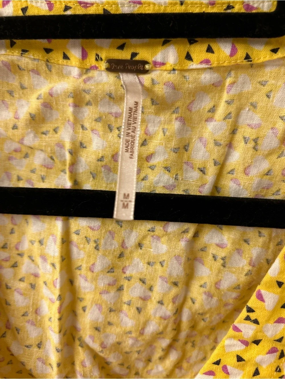 Free People chic yellow