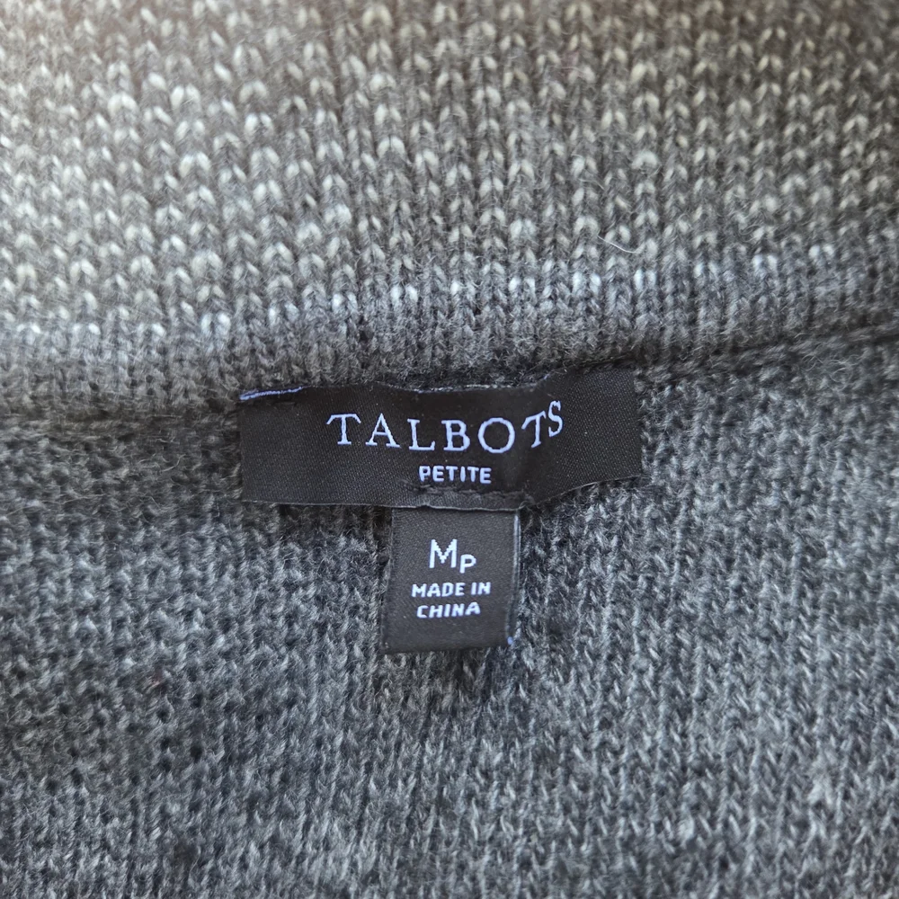 Talbots cozy charcoal