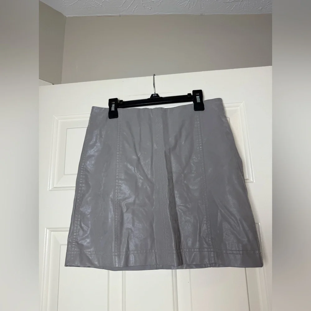 Free People Modern Femme Vegan‎ Suede Mini Skirt