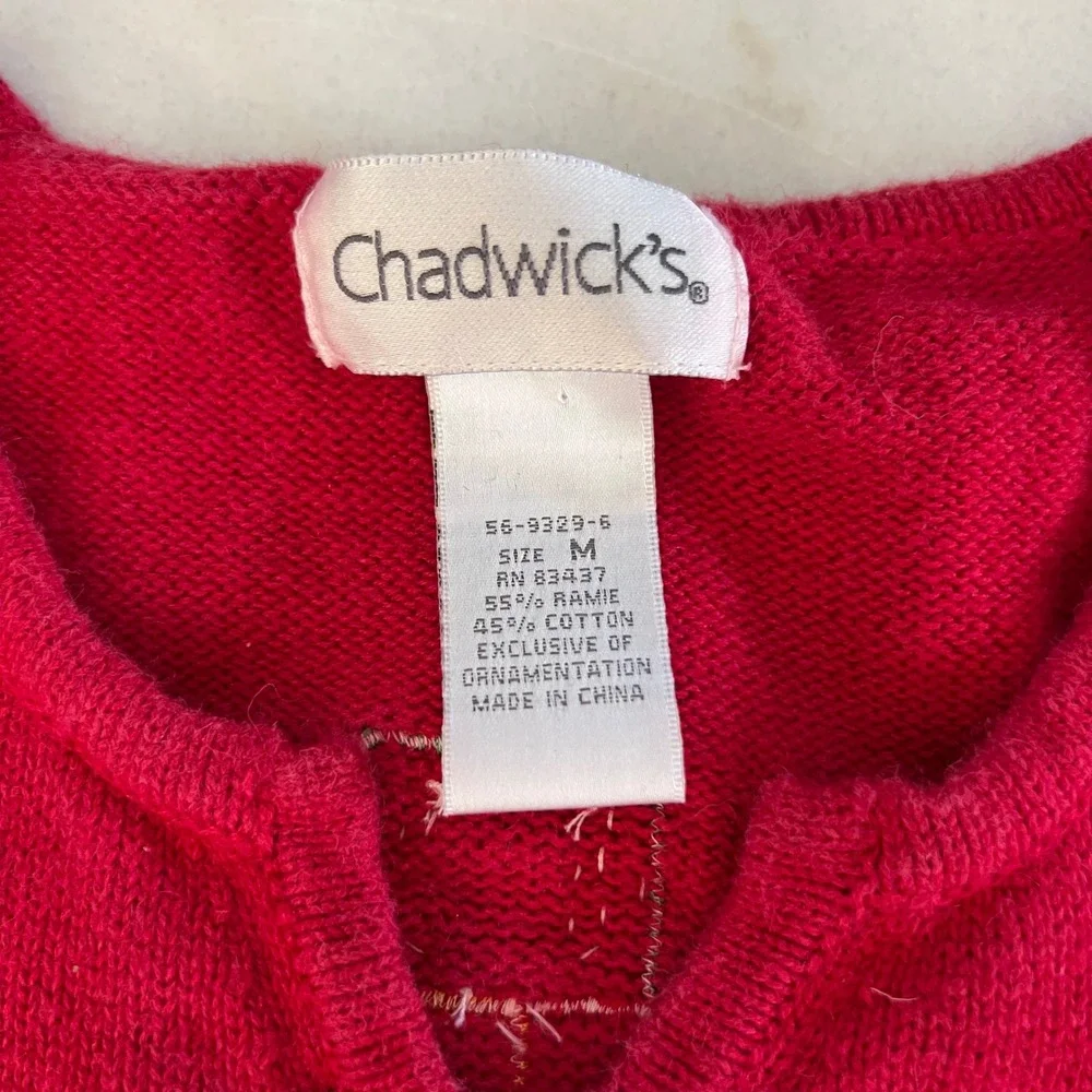 Chadwicks red knit