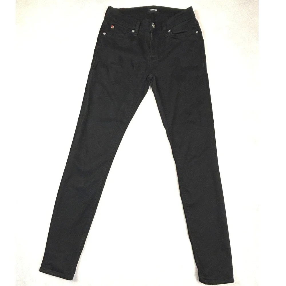 Hudson Krista Ankle Super Skinny Jeans Black Size 26 NWA407ZHE‎ Low Rise Denim