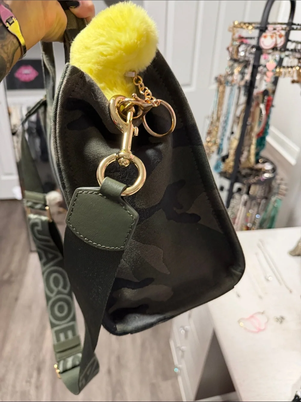 Marc Jacobs The Tote Bag Camouflage Canvas Tote - Green
