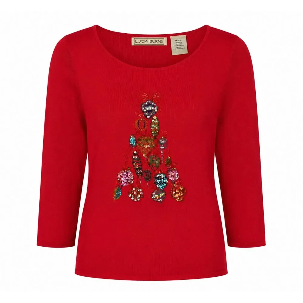 Lucia Burns color not neckline