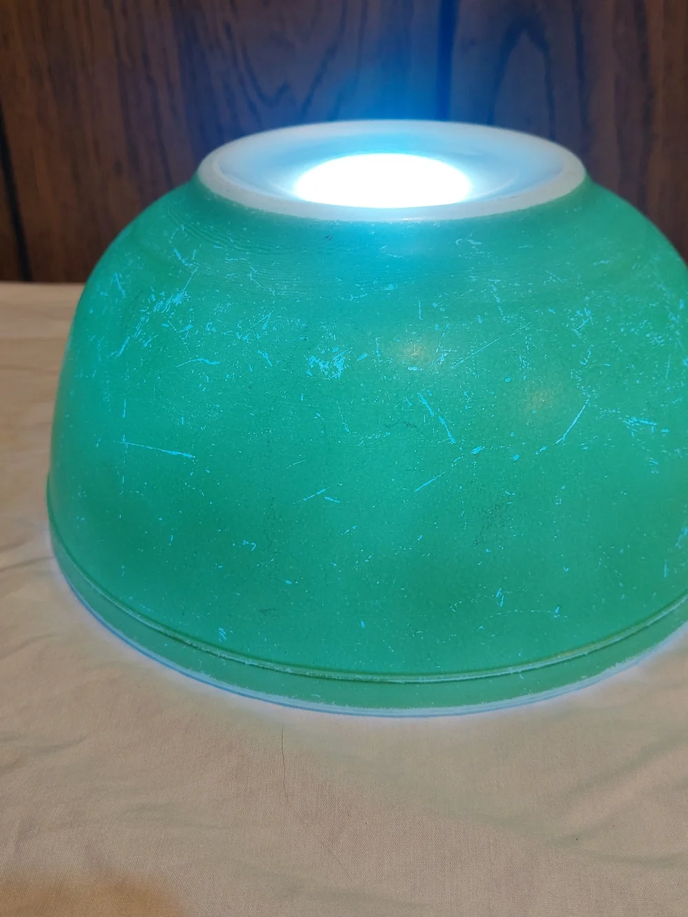 Pyrex vintage green