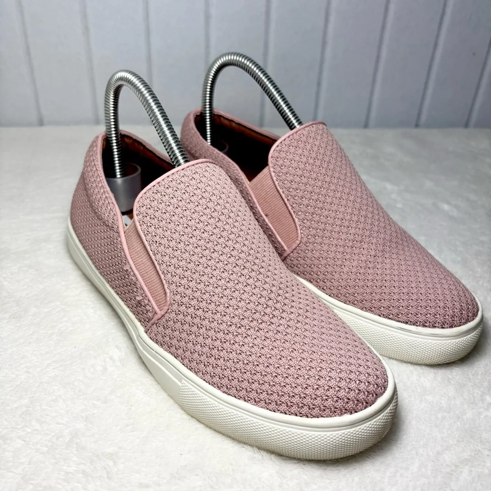 Steve Madden‎ Blush Pink Knit Slip-On Shoes Align Loafers Size 7