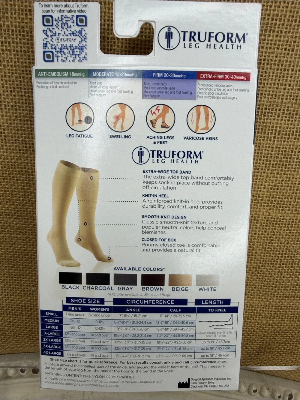 Truform medical compression
