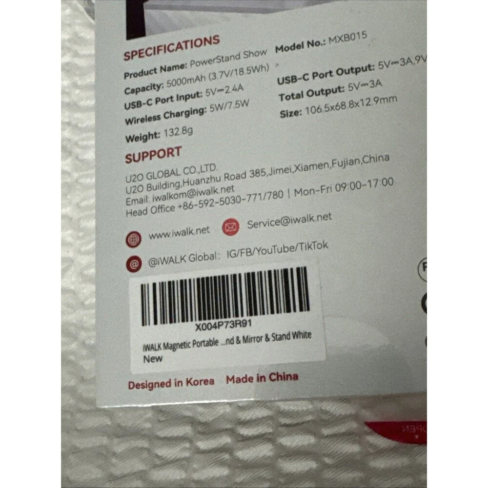 iWALK 5000mah magnetic