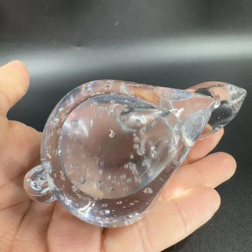 Glass Figure vintage 1980s