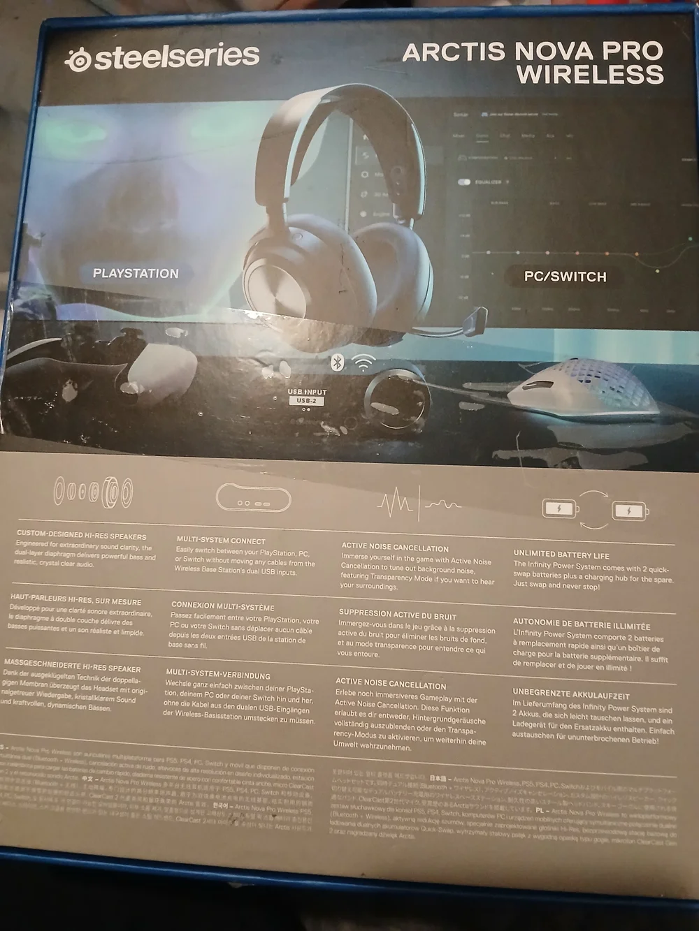 SteelSeries Arctis Nova Pro Wireless Gaming Headset - Black
