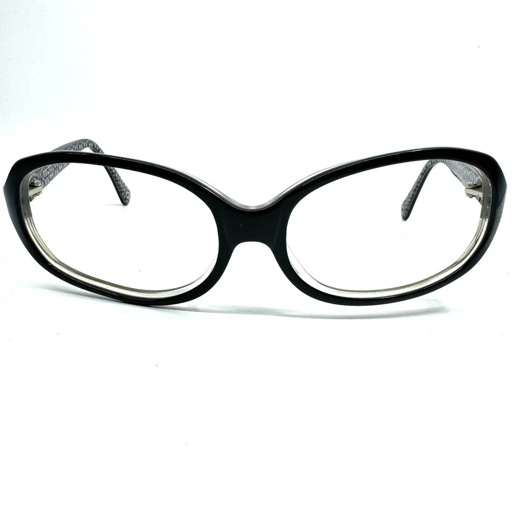 COACH Maya Womens Sunglasses S813 Glossy Black Frames Gray Lens 57-17-125 H9796f