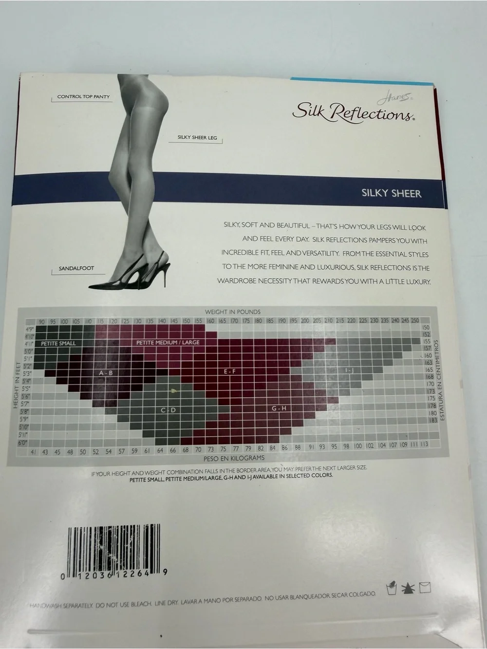 Hanes sticker sheer retail
