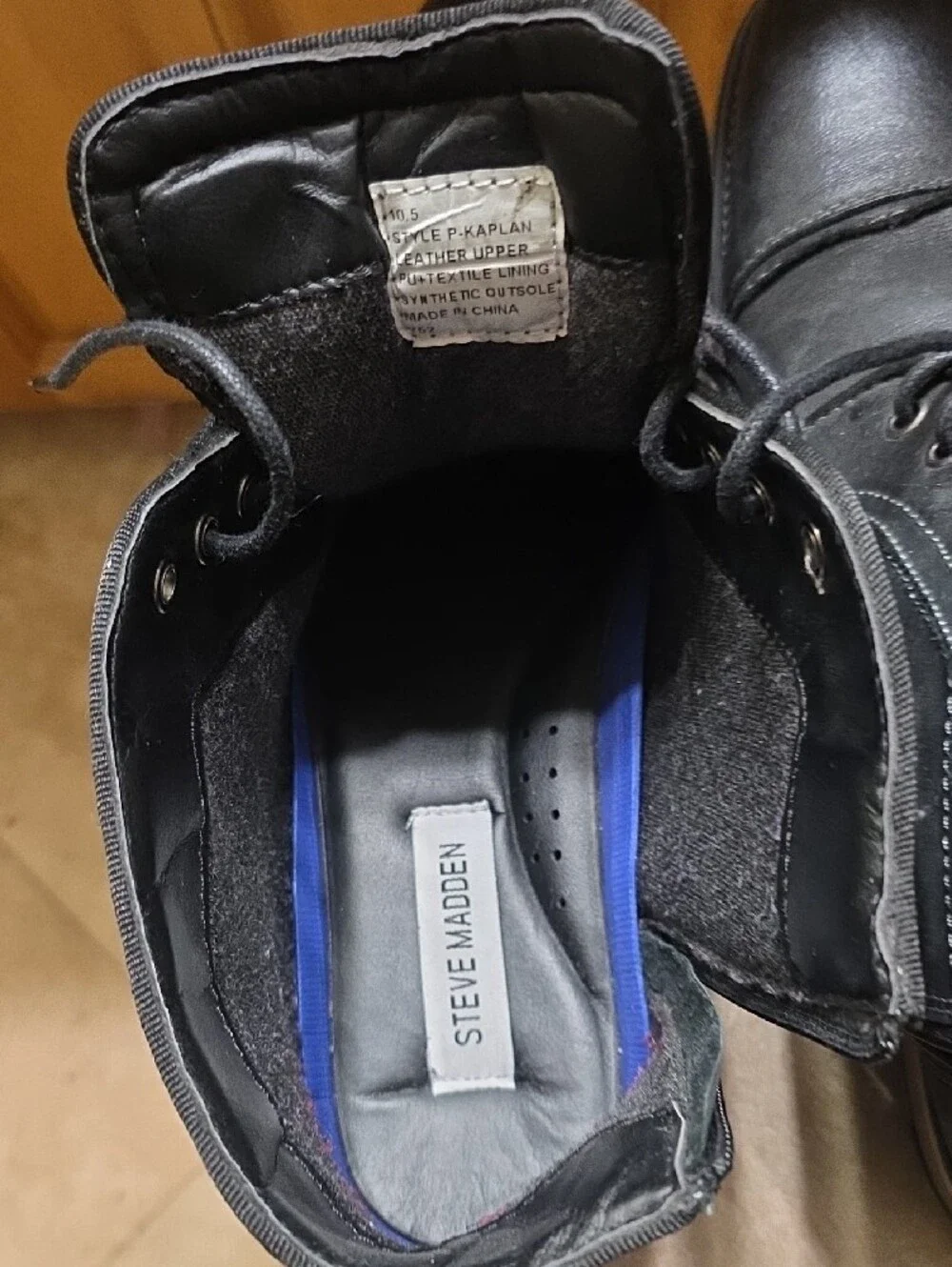 Steve Madden stitching style