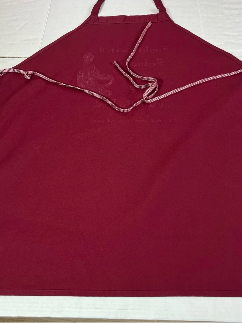 The Funny Apron Company unbranded burgundy