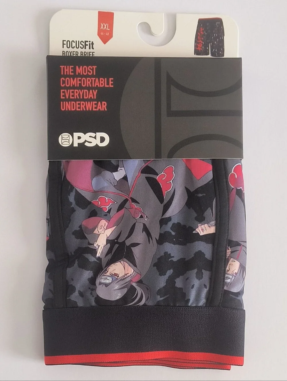 PSD Naurto Itachi Boxer Briefs Size XXL
