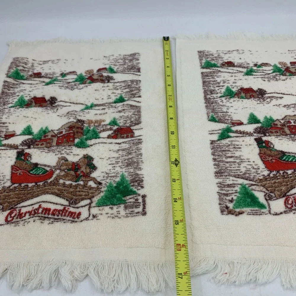 Fine Fashion Towels vintage christmastime