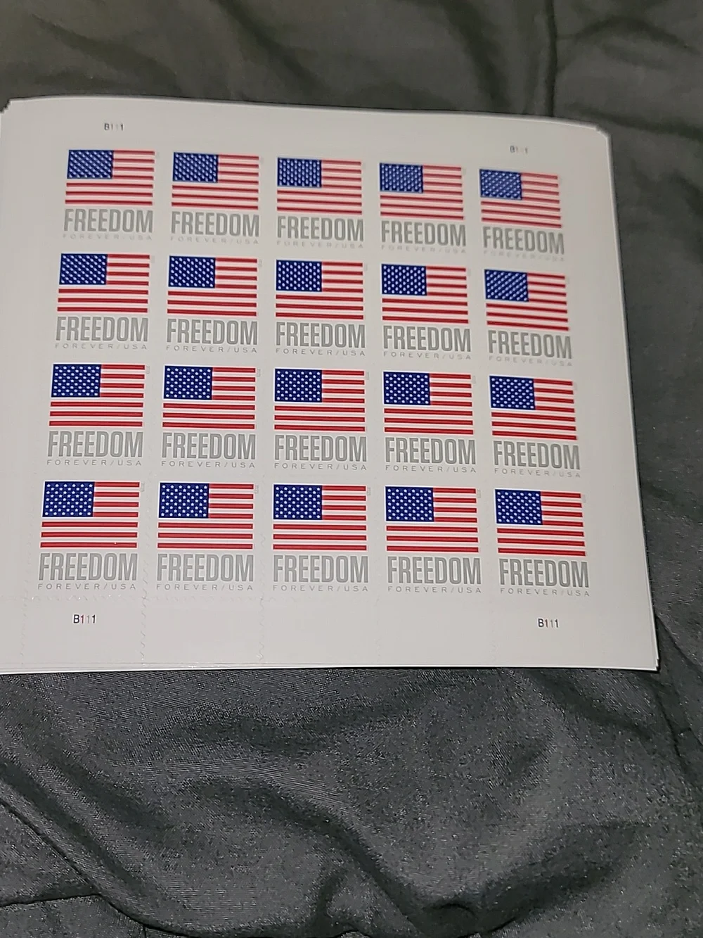 100 Forever Stamps 5 Sheets of 20 First Class USPS‎ Stamps 2023 U.S. Flag Flags