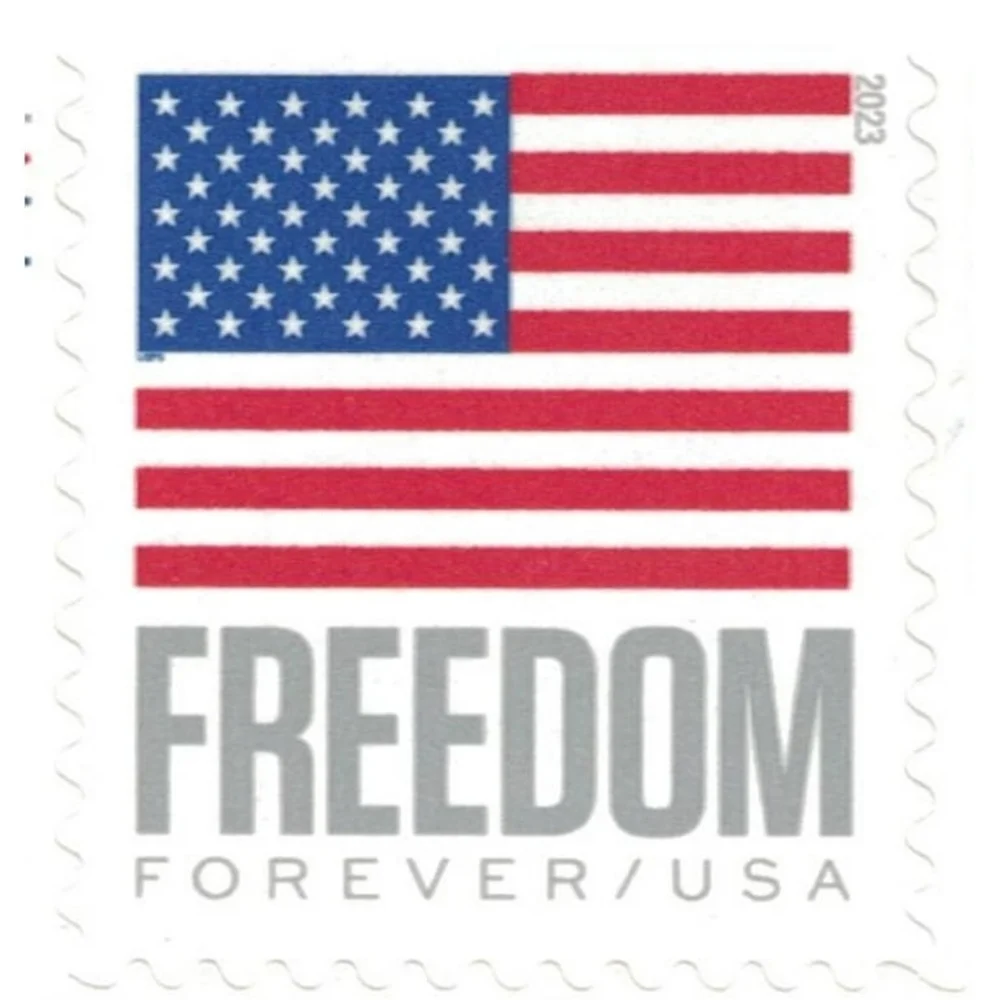 100 Forever Stamps 5 Sheets of 20 First Class USPS‎ Stamps 2023 U.S. Flag Flags
