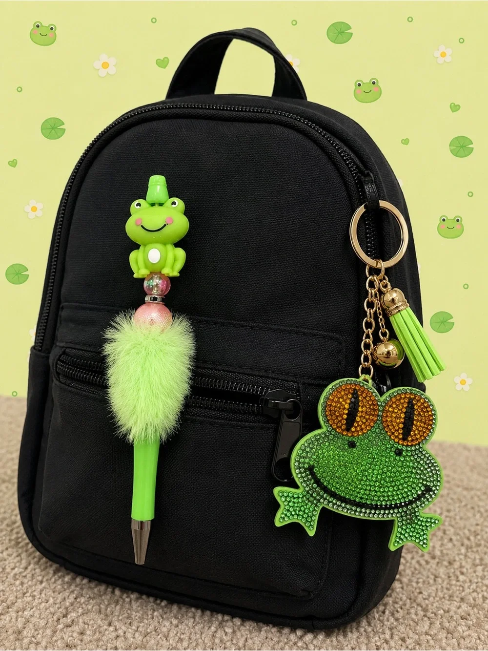 Handmade frog shaped
