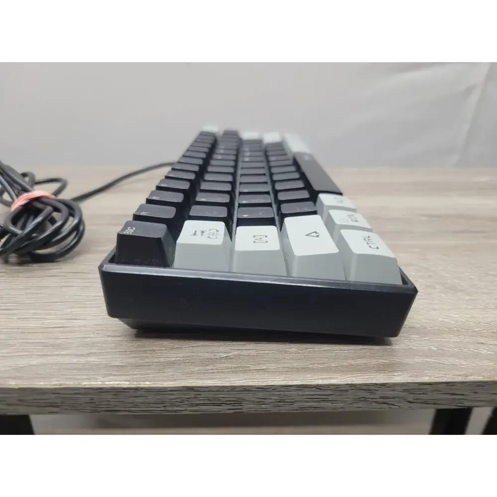 MageGee TS91 Mini 60% Wired One Handed Gaming Keyboard, RGB Backlit, Black