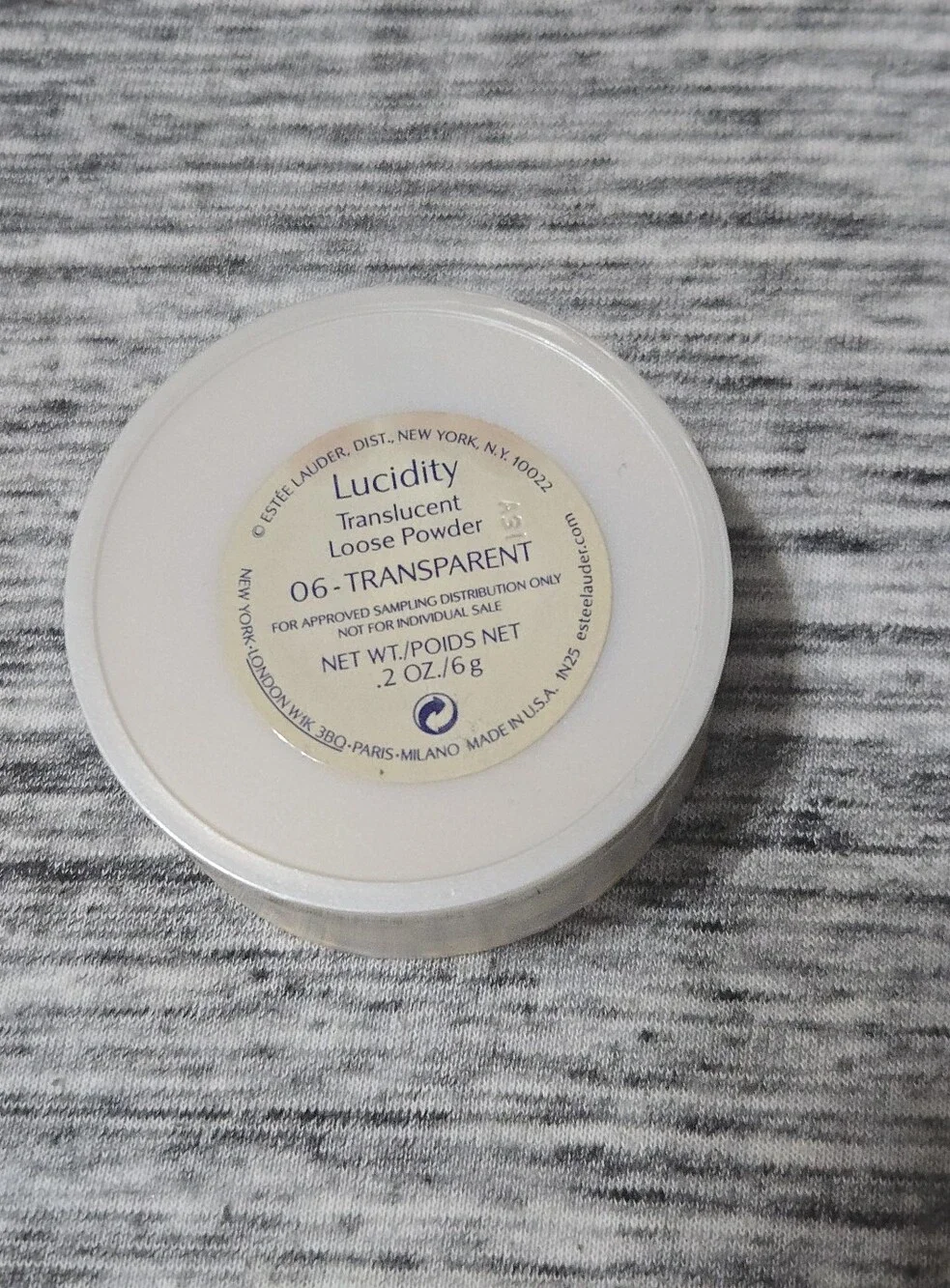 Estee Lauder Lucidity Translucent Loose Powder (06 Transparent) 6g Travel Size