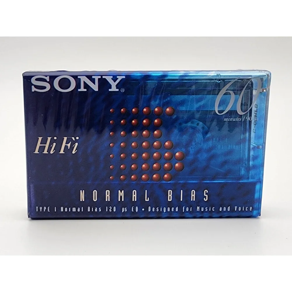 Sony Audio Tape‎ Cassette Blank 60 Minutes Hi Fi Normal Bias Type I New