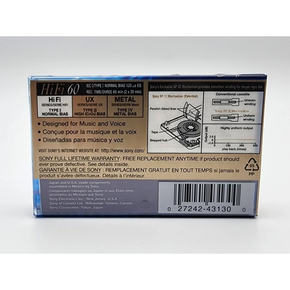 Sony audio tape