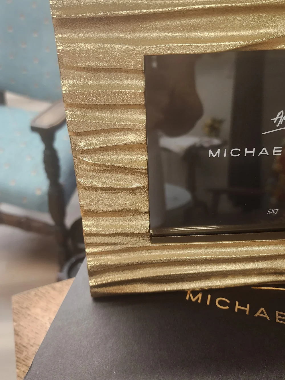 Michael Aram Gold Ripple Photo Frame