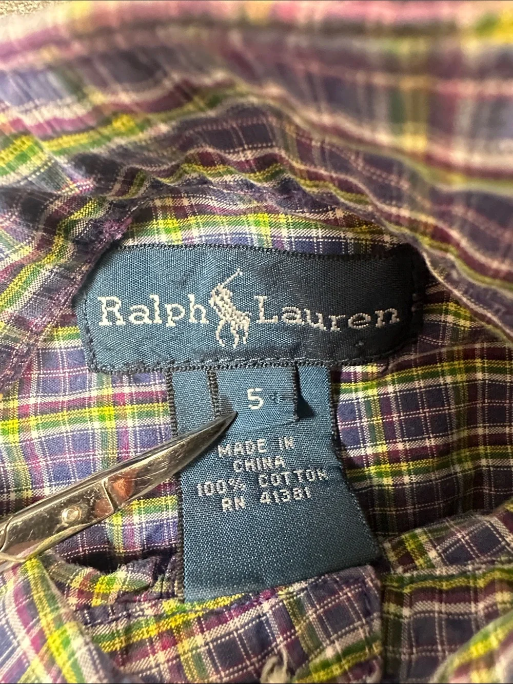 Ralph Lauren classic button