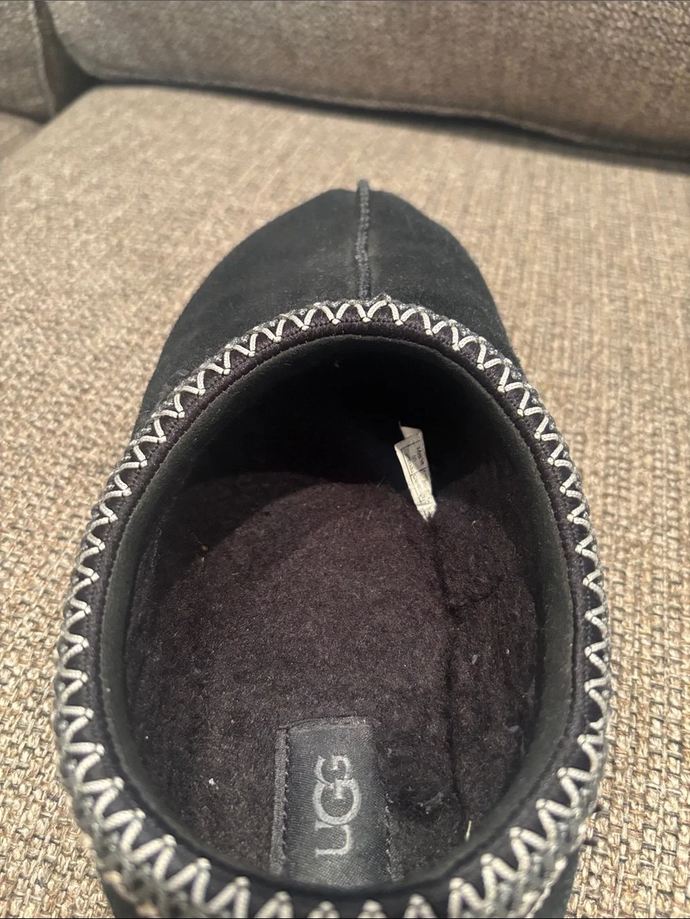 UGG black suede