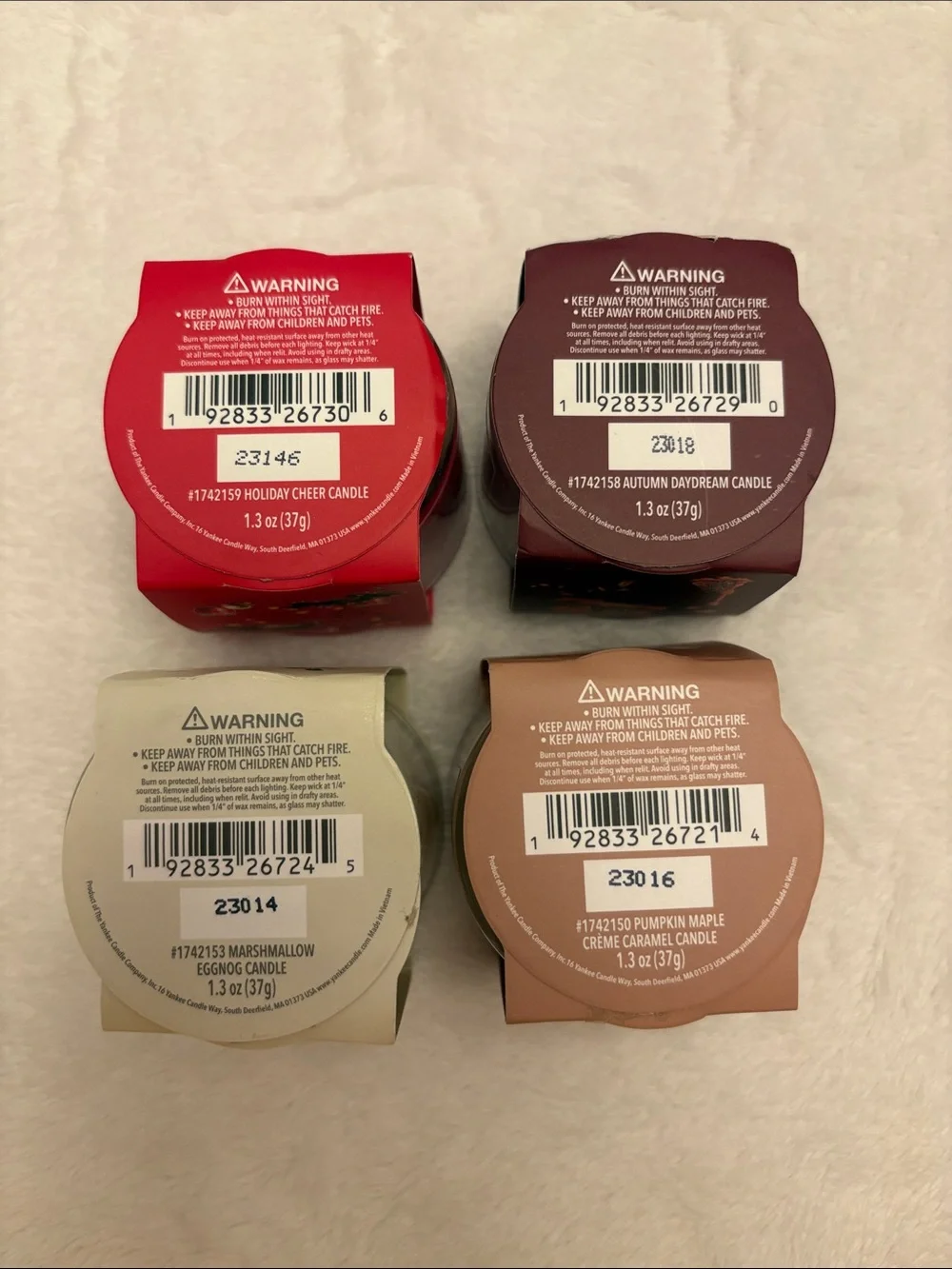 Yankee Candle pack four