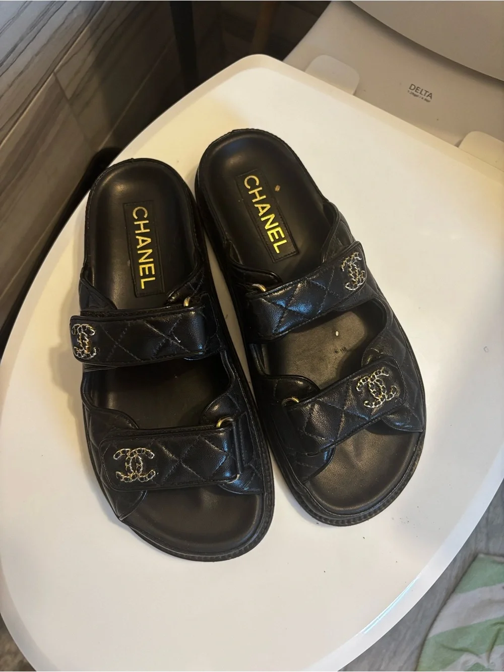 CHANEL dad sandal