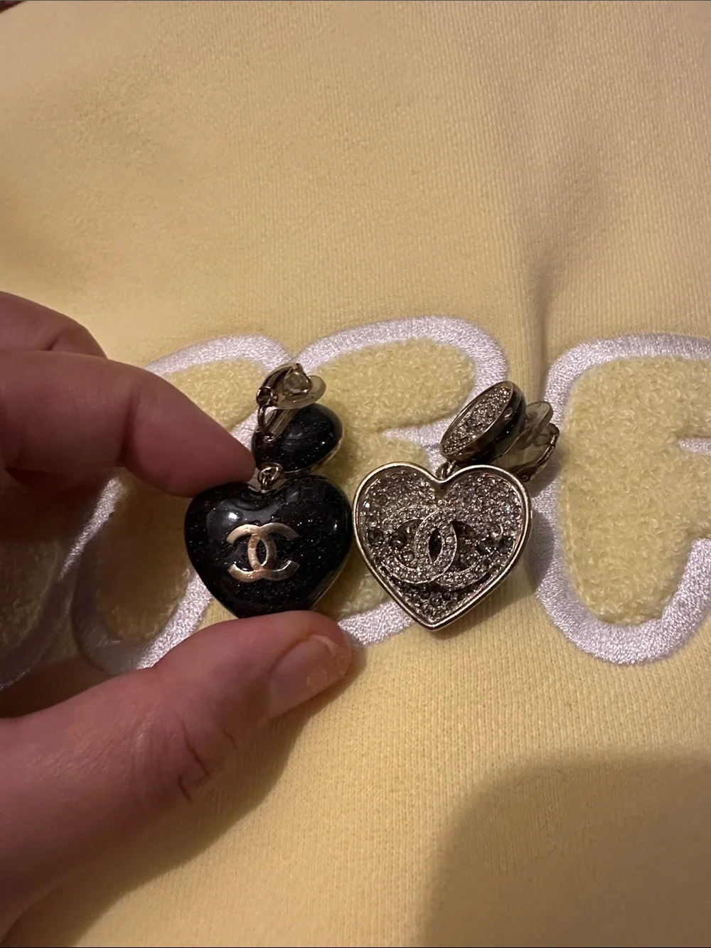 CHANEL gold tone