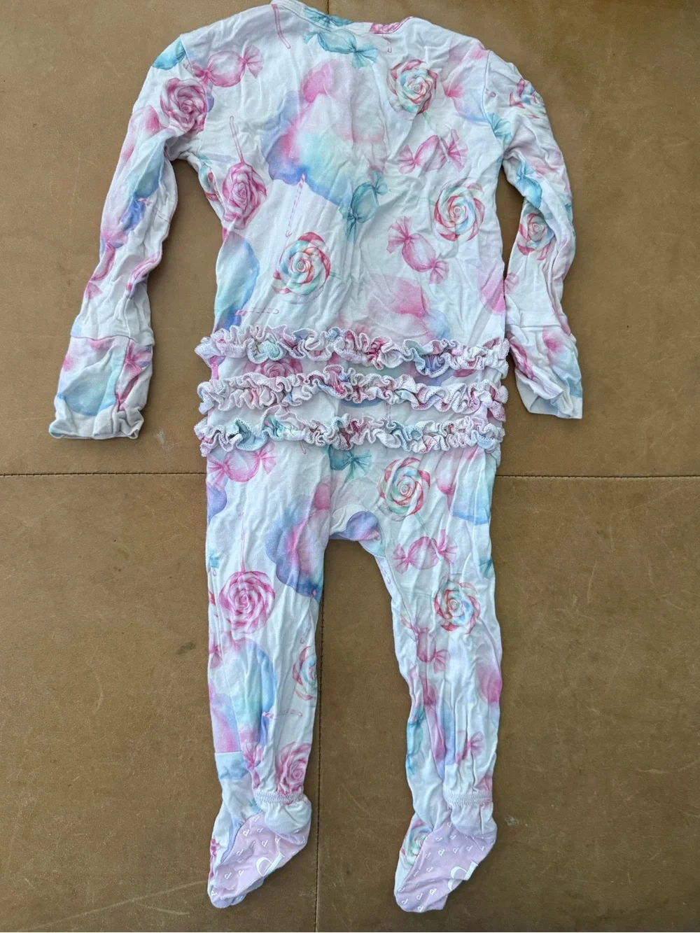 Posh Peanut Viscose Bamboo Footie 3-6M