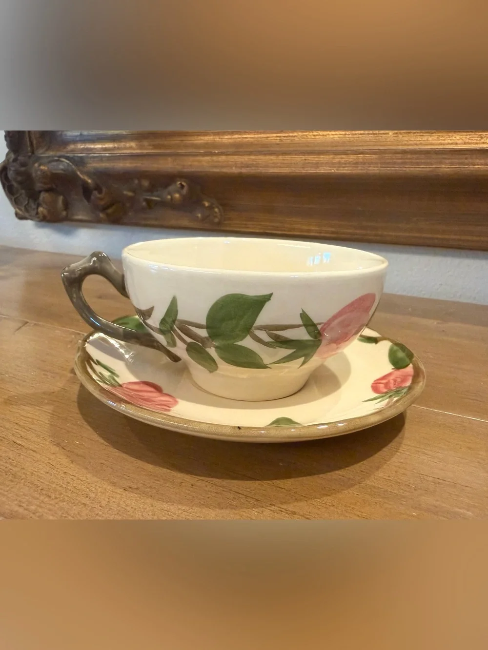 Franciscan Desert Rose Cup & Saucer Set England Teacup