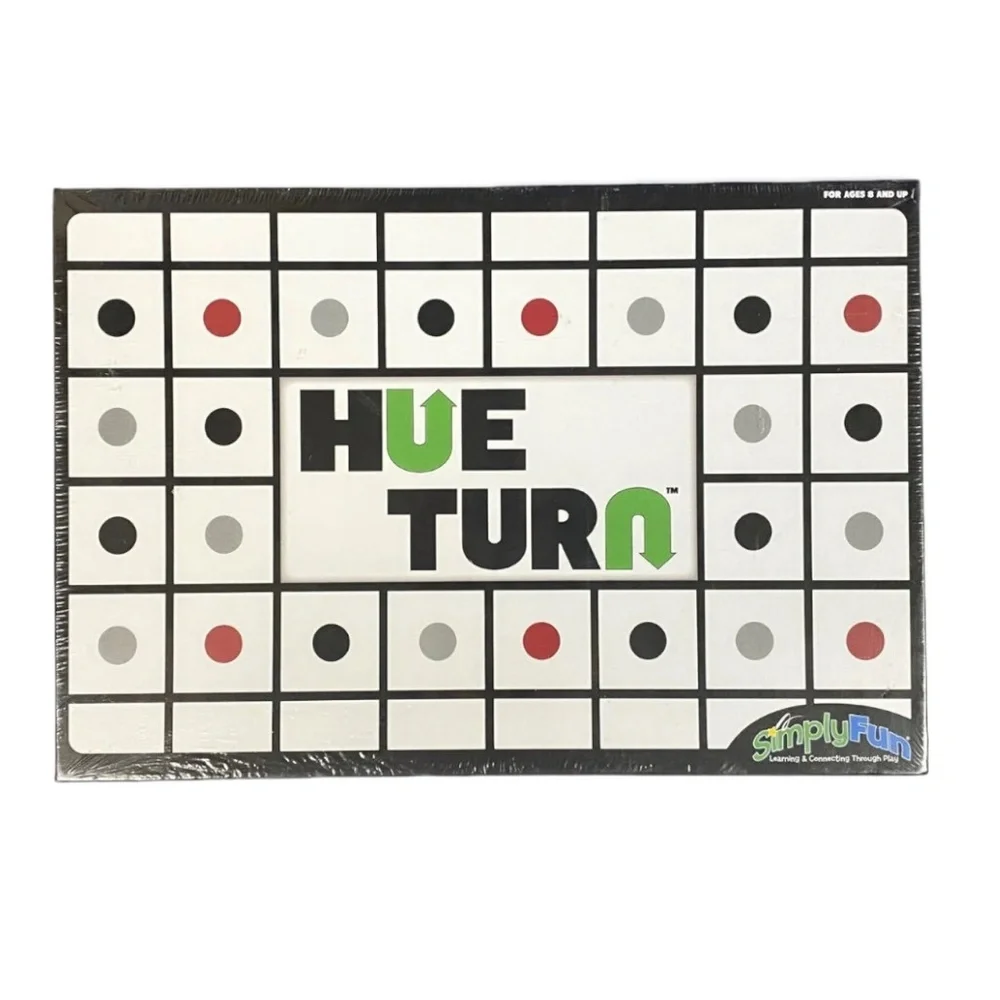 SimplyFun Board Game Hue Turn Educational Shapes Designs Recognition Strategy‎