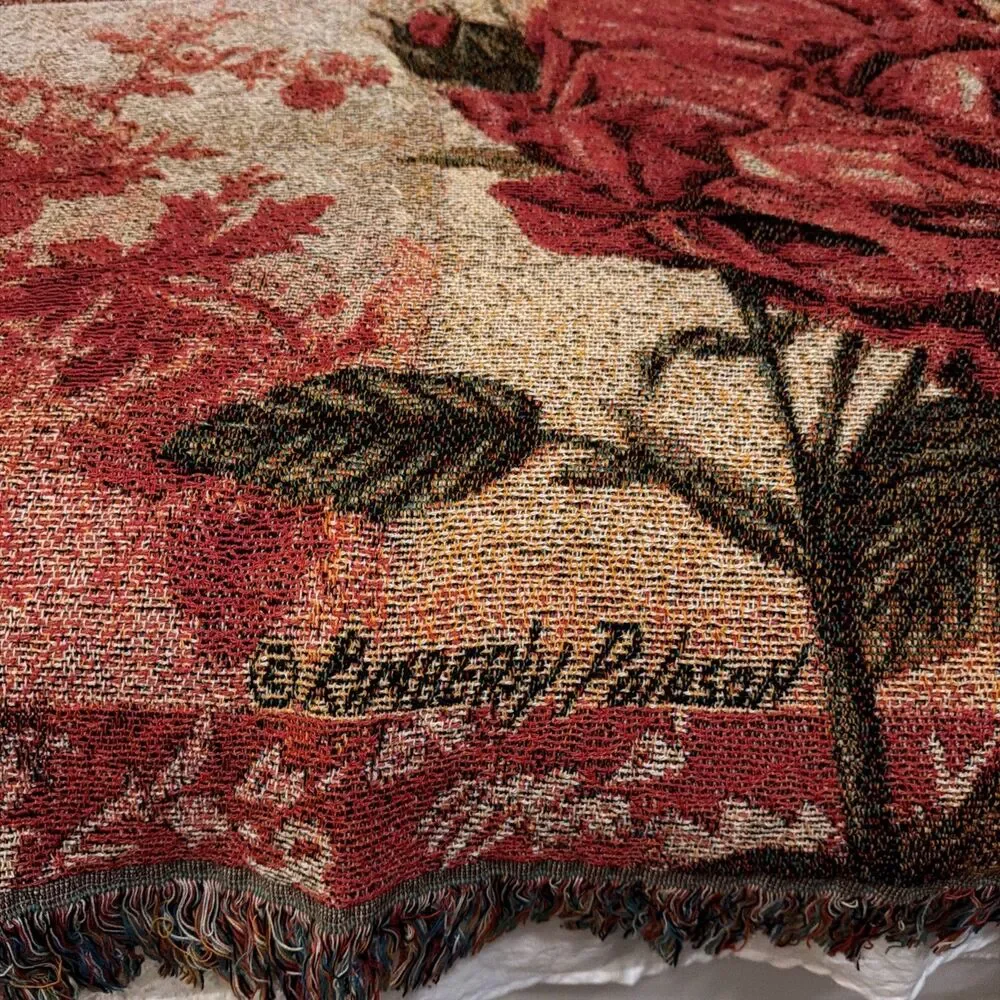 Kimberly Poloson Woven Throw this large