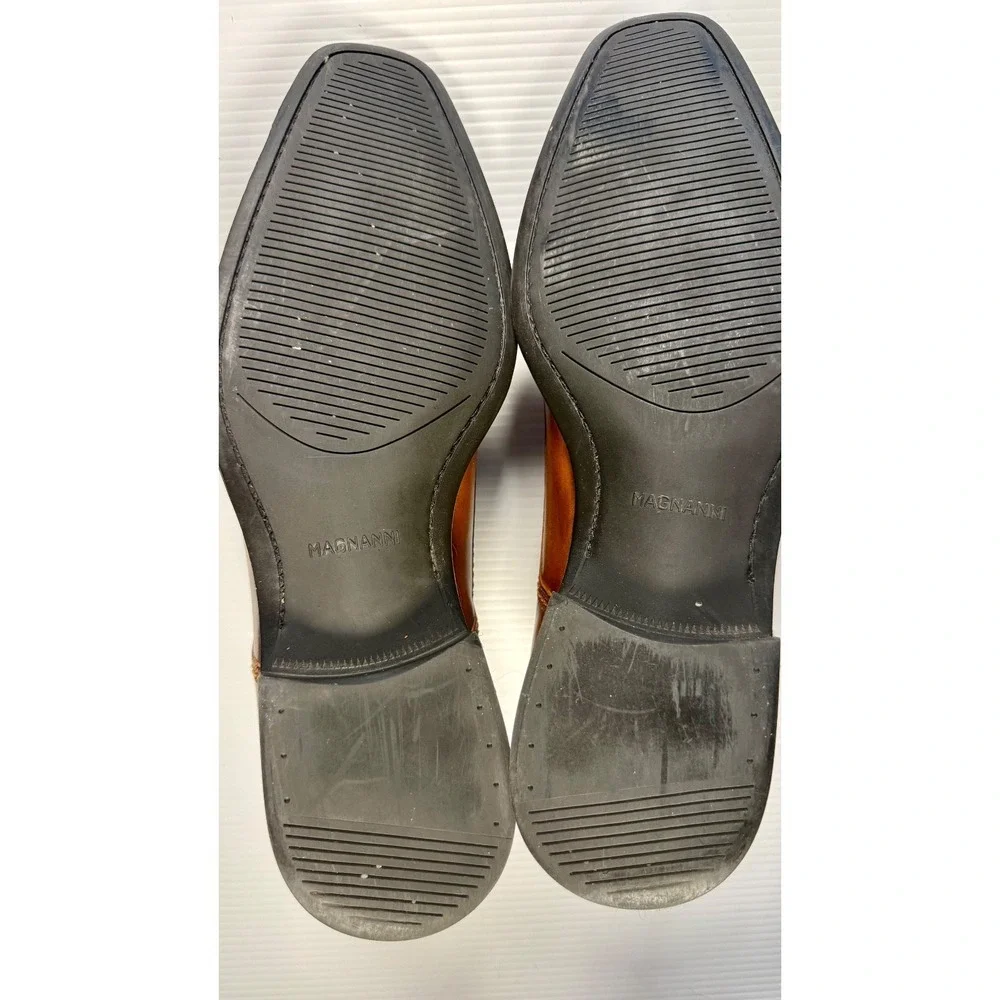 Magnanni brown leather