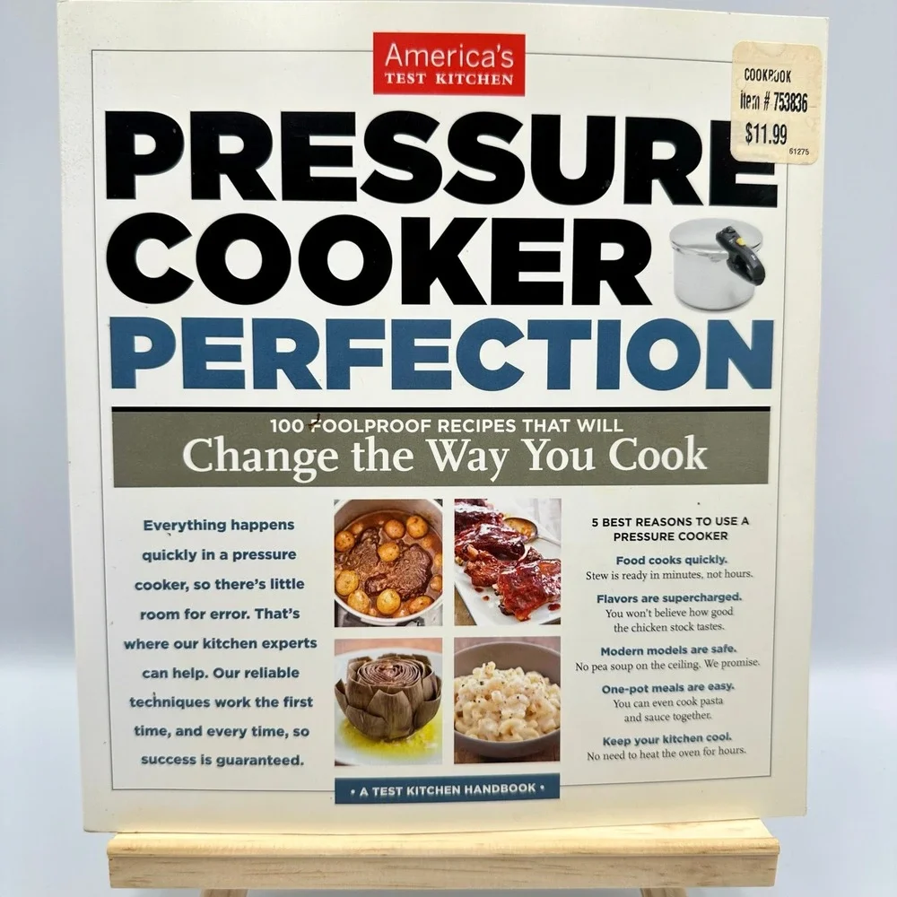 Pressure Cooker Perfection Americas Test‎ Kitchen 2013 Paperback 100 Recipes VG