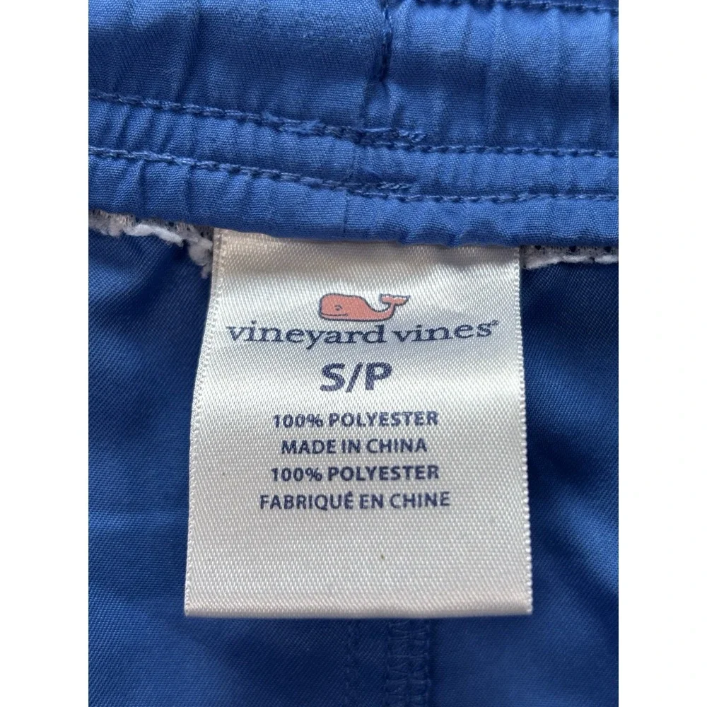 Vineyard Vines Board Shorts Mens Small‎ Pink Blue Swim Drawstring Surf Beach