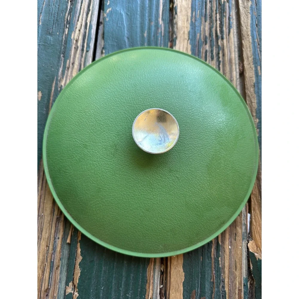 Vintage Sunfrost Thermo-O-Ware Ice‎ Bucket Avocado Green Mid Century Modern MCM
