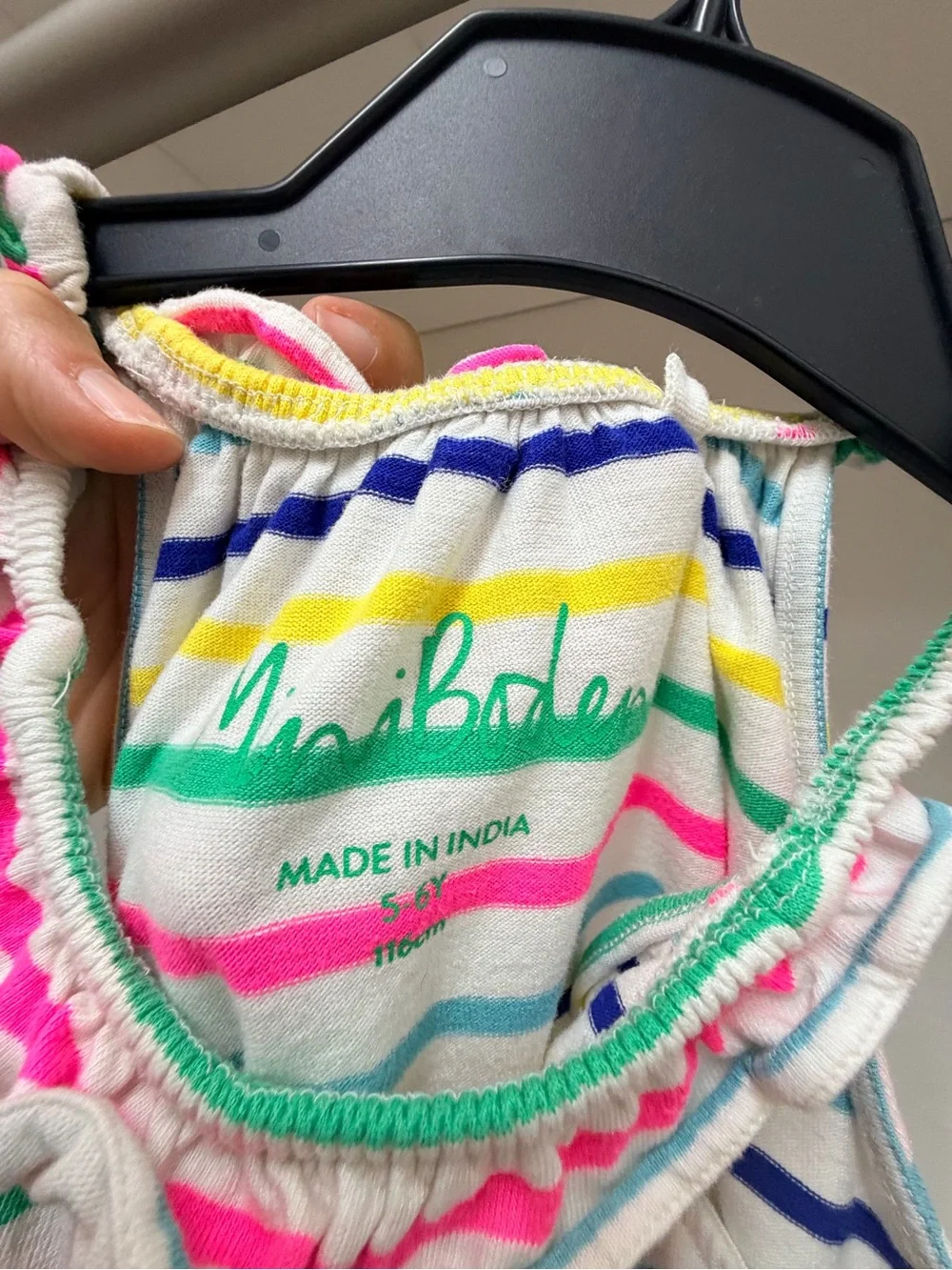 Mini Boden sleeveless striped