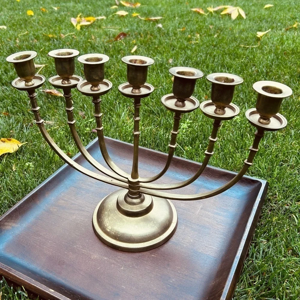 Vintage solid brass