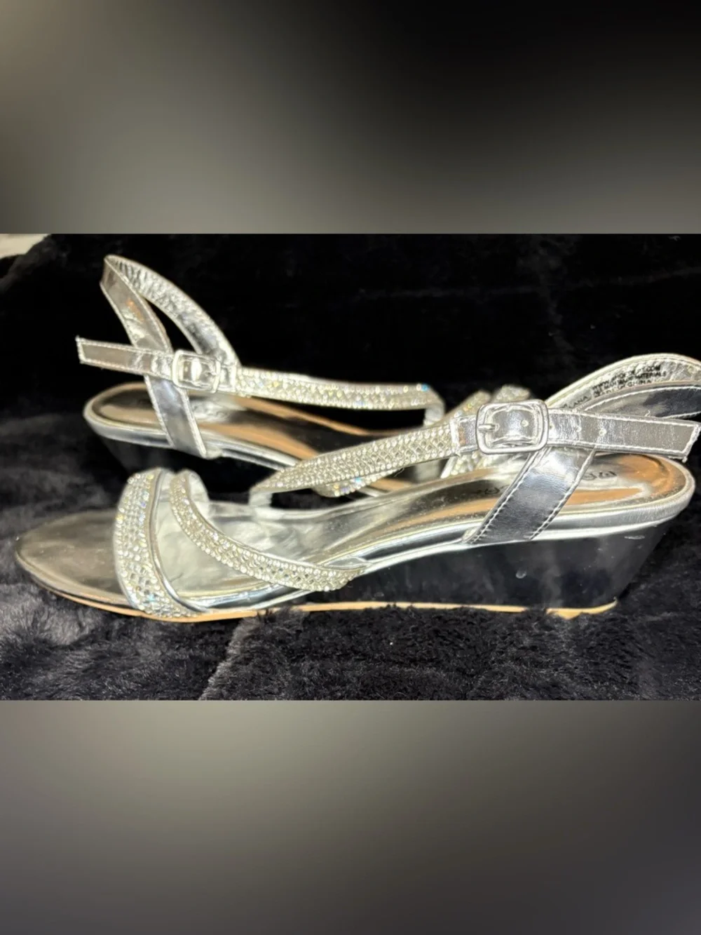 Marbella rhinestone wedges