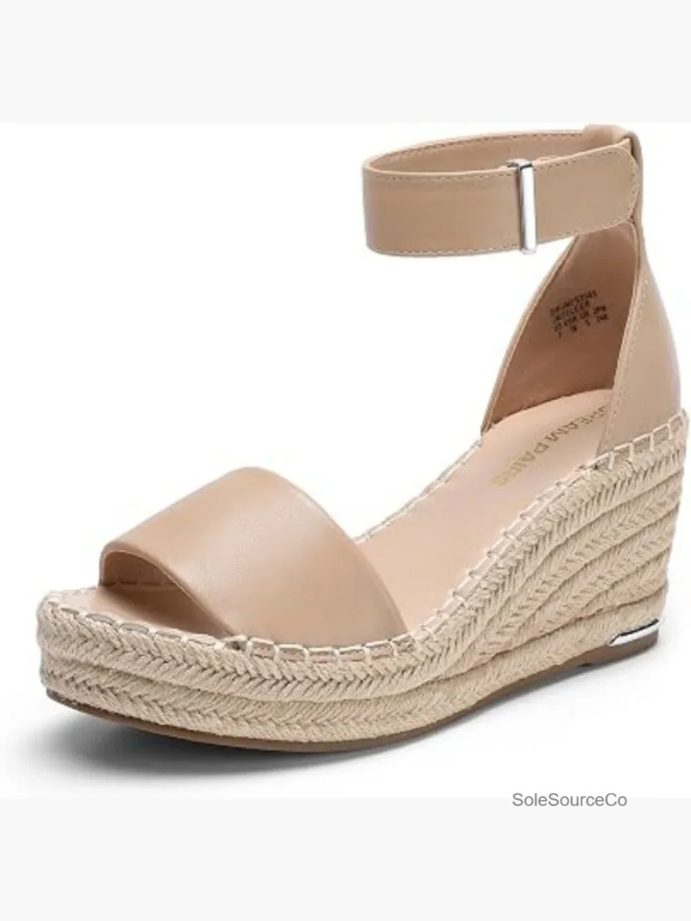 Wedge Platform Espadrille Sandals Open Toe Ankle Strap Summer 3 Inch Heel