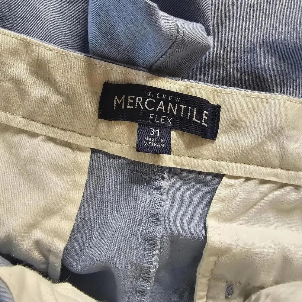 J.Crew Mercantile Flex Light Blue Shorts Size 31